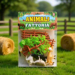 Animali Nella Fattoria Farm <b>Animals</b> Set 28x24 Cm <b>Plastic</b> Toys For Kids Age 3+ - Product Image 3