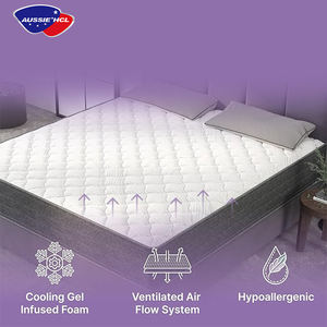 Colchón Nuevo de Cinco Estrellas Xxxn, Cama King Size, Individual, Doble, Colchón de Muelles Ensacados con Espuma Viscoelástica - Product Image 4