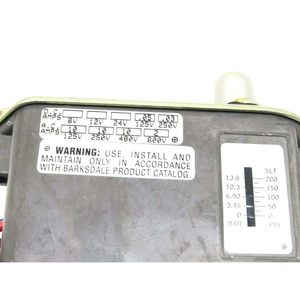 Pressostat Barksdale C9612-0 1/4 pouce NPT 15-200 PSI Air SPST Laiton IP54 - Product Image 4