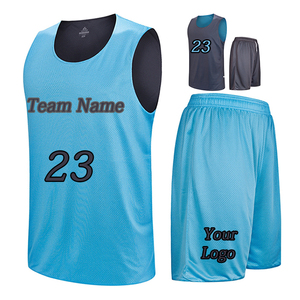 Benutzer definierte Günstige Gute Qualität Basketball Uniform Mesh Material Blank Reversible Großhandel Jugend Basketball Trikot - Product Image 4