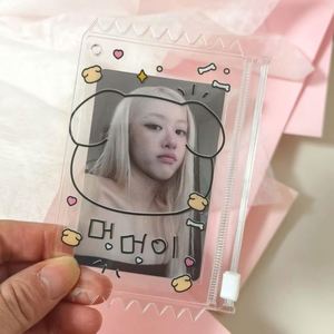 Hot Sale Kpop Album Photocard Holder Transparent PVC Frame Keychain Candy Color Pendant Card Holder Promotional Business <b>Gifts</b> - Product Image 5