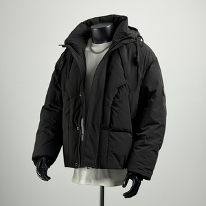 <span class=keywords><strong>Giacca</strong></span> Imbottita <span class=keywords><strong>Oversize</strong></span> di Alta Qualità per Uomo, Piumino Invernale in Piuma d'Oca <span class=keywords><strong>Bianca</strong></span>, Cappotto Caldo Imbottito in Cotone, <span class=keywords><strong>Giacca</strong></span> Retrò - Product Image 1