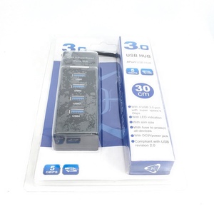 New Style <strong>USB</strong> HUB 3.0 5Gbps 4 Ports USB3.0 HUB Splitter Adapter Super Speed High Quality Computer <strong>Peripherals</strong> - Product Image 1