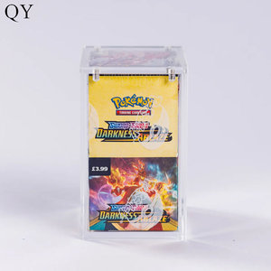 Simple Acrylic Case Display for Booster Box Half <b>18</b>-packs with Magnetic Card Top Loader 50mm Thickness - Product Image 4