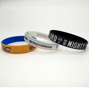 A buon mercato in gomma personalizzato wristband del silicone del braccialetto personalizzato per il regalo di promozione e eventi braccialetti in silicone braccialetto in silicone