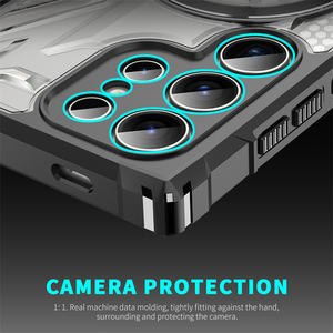 Étui de protection pour téléphone <span class=keywords><strong>2</strong></span> en 1 transparent, support magnétique pour voiture, <span class=keywords><strong>coque</strong></span> pour <span class=keywords><strong>Oppo</strong></span> Reno15 Pro/Reno15/Find X9/F31/A6 Pro/A6 GT - Product Image 3