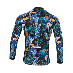 Maillot de cyclisme imprimé avec motif en sublimation intégrale, tissu respirant à séchage rapide, logo personnalisé pour le cyclisme sur route, VTT et loisirs - Product Image 3