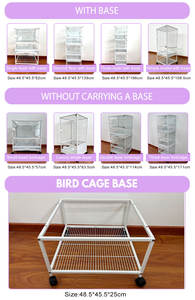 <span class=keywords><strong>Cage</strong></span> à oiseaux très vendue, cages pour animaux de compagnie, <span class=keywords><strong>cage</strong></span> simple, double et triple étage avec base pour l'élevage et la vie des perroquets - Product Image 5