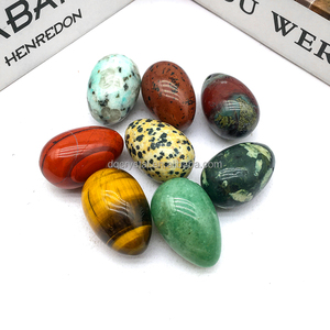 Vente en gros de cristaux naturels, œuf ovale en <span class=keywords><strong>aventurine</strong></span> verte polie, 4 cm, matériaux mixtes, mini-œufs pour l'<span class=keywords><strong>amour</strong></span> et la décoration - Product Image 6