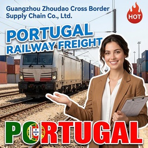 Penyedia Layanan Kereta Blok Portugal 22-26 Hari DDP Bea Cukai Terbayar Logistik Transportasi Kargo Berat Layanan Zhoudao - Product Image 1