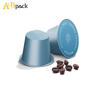 Capsule de café Nespresso vide en aluminium de 37 mm avec couvercles, prix de référence FOB