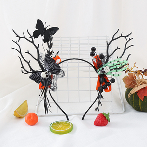 <strong>2026</strong> Cartoon Skull Skeleton Hairband Kids Cosplay Ghost <strong>Headband</strong> Party Hair Accessories Halloween Party Head Band - Product Image 2
