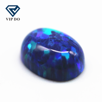 3*5mm-8*10mm 92 opale synthétique multicolore ovale à dos plat cabochon coupé OP #14 opale de feu pierres précieuses en vrac cabochon ovale opale gemmes