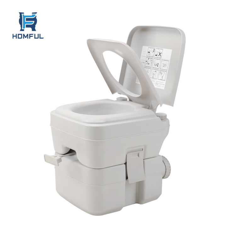 HOMFUL-Портативный туалет для кемпинга на колесах, кассета для морской лодки на колесах, кемпер, портативный дорожный туалет, 20 л