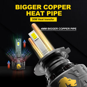 NAOEVO h4 faro led 140w 16800lm 6500k accessori auto abbaglianti bombillos led para <span class=keywords><strong>autoscar</strong></span> para focos lampadina led h4 lampadina - Product Image 2