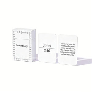 Tarjetas de Versículos Bíblicos con Citas Motivacionales e Inspiradoras, Estilo Delicado, Tarjetas de Oración <span class=keywords><strong>Mini</strong></span>, Paquete de Tarjetas Religiosas para Amigos - Product Image 2