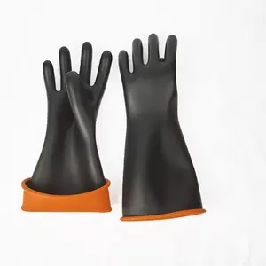 Safety Electrical Gloves 26500V Class 3 Electrician Insulated Rubber Latex Electric Hand Gloves