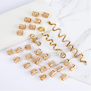 Fermaglio per <span class=keywords><strong>capelli</strong></span> intrecciato a spirale a forma di serpente, stile etnico retrò, con nodo vichingo celtico, effetto invecchiato, accessori per <span class=keywords><strong>capelli</strong></span> irlandesi in legno, metallo e <span class=keywords><strong>cotone</strong></span> - Product Image 6