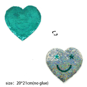 Toppe con Paillettes Reversibili a Forma di Faccina Sorridente per <span class=keywords><strong>Abbigliamento</strong></span> - Product Image 6