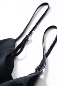 Nouvelle arrivée de robes moulantes décontractées de couleur unie pour femmes Sexy Spaghetti Strap Custom Made for Party Club Summer Bike Rides - Product Image 5