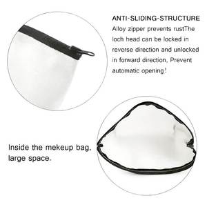 Sac de maquillage en toile <span class=keywords><strong>à</strong></span> la mode parisienne - Pochette multifonctionnelle <span class=keywords><strong>à</strong></span> fermeture éclair pour bijoux et rangement de <span class=keywords><strong>voyage</strong></span> - Product Image 6