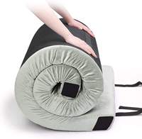 Matelas de camping portable léger en mousse à mémoire de forme pour tente de voyage en extérieur