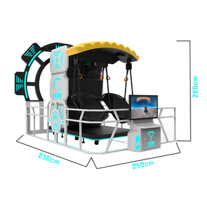 Kaimi Kommerzieller 32-Zoll-Bewegungssimulator Indoor VR-Gleitschirmsimulator 2-Spieler-Arcade-Maschine 9D VR-Spiel für Kino und Vergnügungsparks - Product Image 3