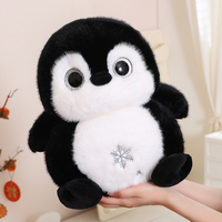 Peluche pingouin mignon, doux et moelleux, jouet en peluche rond et gras, animal arctique en peluche, compagnon de sommeil, cadeau d'anniversaire pour enfants