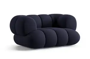 Boucle Fabric Intermede Sofa 1 Seats Sofa Modern Style Sofa For Living Room