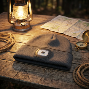 Bonnet LED unisexe avec lampe frontale rechargeable par USB, lumière puissante pour l'hiver, pour hommes et femmes, idéal pour les activités de plein air, les soirées et le travail nocturne - Product Image 2