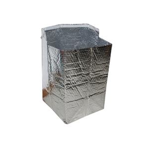 Sacs isolés de doublure de boîte d'aluminium de double bulle de conception industrielle pour la forme de feuille de la livraison de pharmacie - Product Image 3