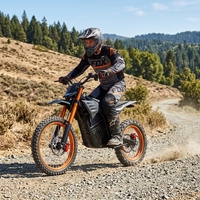 Moto tout-terrain hybride sportive US/UK 19 pouces, en alliage d'aluminium, avec batterie au lithium et moteur brushless haute vitesse 4500W