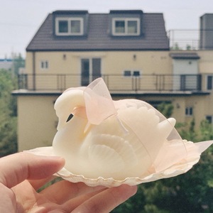 Handmade Đầy Màu Sắc Sáp Đậu Nành Thiên Nga Hình Dạng Động Vật Hương Thơm Nến - Product Image 5