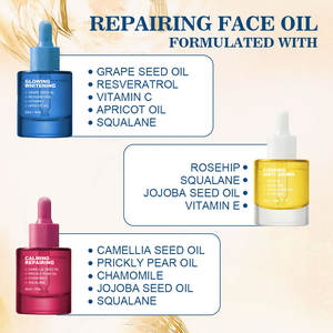 Soro Natural Orgânico Do Rosto Do OEM Soro De Clareamento Reparo De Pele Antioxidante Hidratante Nutritivo Soro De Rosto - Product Image 3