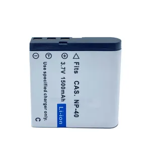 3.7 aa LI-ion lítio íon digital bateria pack NP-40 NP40 para Cas. Câmera EX-Z50 EX-Z55 EX-Z57 dslr