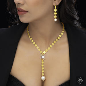 PRAO hecho a mano antideslustre AD collar pendiente conjunto joyería de moda para mujeres compromiso aniversario ocasiones producto a granel - Product Image 3