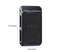 Portefeuille de cartes en cuir magnétique solide résistant aux rayures porte-cartes de téléphone Magsafe résistant à l'usure OEM pour iPhone 11 12 13 14 15 16