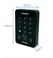 Lector de control de acceso dinámico Aplicación de código QR + tarjeta + contraseña MF Tarjeta inteligente Lector de código Qr Escáner RFID Control DE ACCESO DE CÓDIGO QR