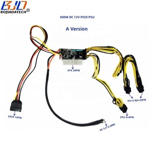 Module d'alimentation <span class=keywords><strong>Pico</strong></span> <span class=keywords><strong>PSU</strong></span> <span class=keywords><strong>400W</strong></span>, sortie 24 broches ATX, entrée 12V, connecteur CC 5,5*2,5 mm pour ordinateur Mini ITX et carte graphique - Product Image 1