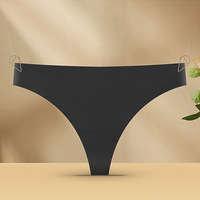 Culottes Femme Respirantes Sans Coutures Simples à Dos Nu Tricotées Quotidiennes Taille Basse 9 Couleurs Modèle Vente en Gros