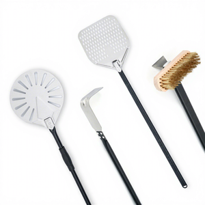 <span class=keywords><strong>Pelle</strong></span> en acier inoxydable perforée pour four à <span class=keywords><strong>Pizza</strong></span>, violet-10 ans, ensemble de pelage pour la cuisson, offre spéciale - Product Image 2