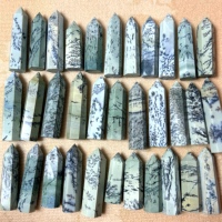 Offre Spéciale : Tour de Cristal Naturel, Art Populaire, Pointes de Jaspe Dendritique Polies, Tendance Mode Européenne pour Cadeau de Mariage et Guérison Spirituelle