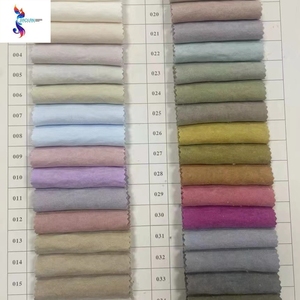New Arrival Dệt Bán Buôn <span class=keywords><strong>Polyester</strong></span> <span class=keywords><strong>Cupro</strong></span> Lụa Đồ Ngủ Vải Một Lớp Đồng Bằng Nhuộm Rất Nhiều Cổ Phiếu Cho May Áo Sơ Mi - Product Image 4
