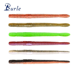 Lombrichi Soft Fishing esche classiche Soft 6 colori materiale PVC esche Stick esche per spigole pesca d'acqua dolce pesca - Product Image 1