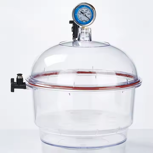 Secador al Vacío de Plástico para Laboratorio, Recipiente Transparente para Secado al Vacío, Recipiente de Almacenamiento de Policarbonato, Calibre de 150/300 mm - Product Image 6