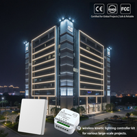 Kit d'interrupteurs lumineux sans fil Kinetic, vente en gros pour fabricants, interrupteur télécommandé, contrôleur d'interrupteur Wi-Fi OEM ODM pour la rénovation