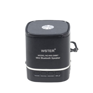 Ws236bt ngoài trời di động âm nhạc Máy nghe nhạc hợp kim nhôm kim loại mini xách tay loa không dây kim loại bass loa với Selfie - Product Image 2