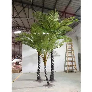 Produk tanaman pakis pohon spinulose buatan, dekorasi dalam ruangan 400cm + 300cm + 250cm