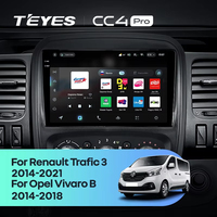 TEYES CC4 PRO pour Renault Trafic 3 2014-2021 pour Opel Vivaro B 2014-2018 CarPlay Android Auto 2DIN