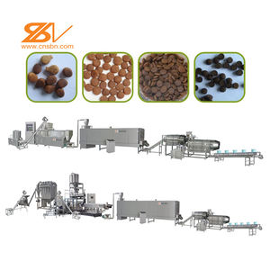 Extrusora de doble tornillo de salida grande automática, máquina de procesamiento de alimentos para perros, línea de producción de alimentos - Product Image 3